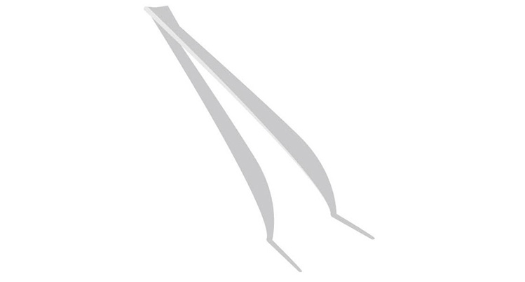 ピンセットのイラスト